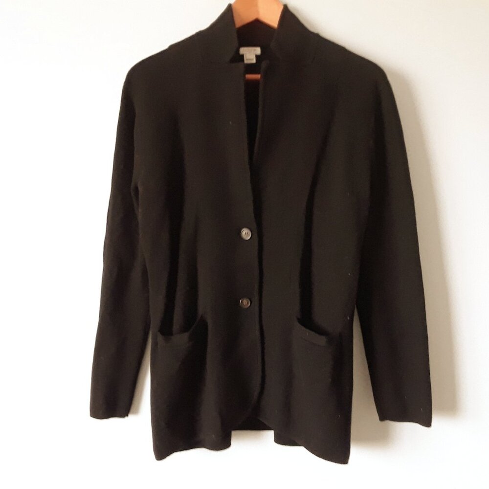 J Crew 100% Cotton Cardigan Blazer M